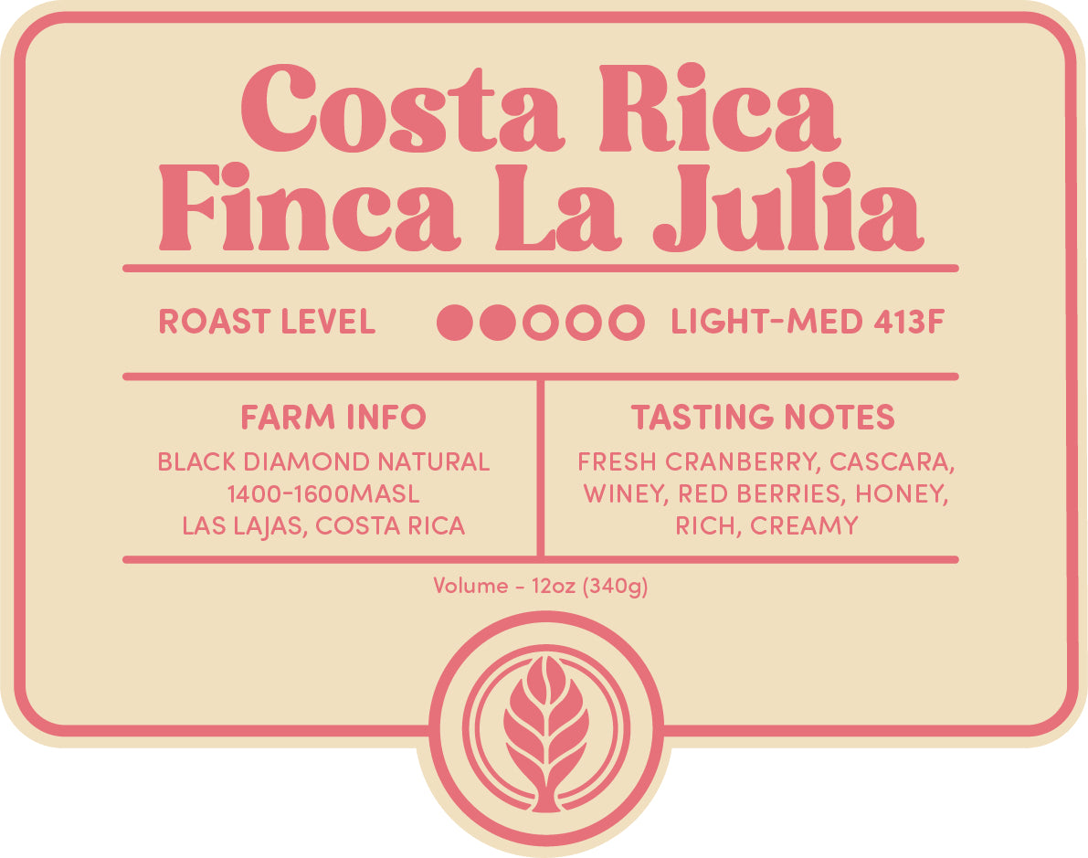Costa Rica Finca La Julia Coffee