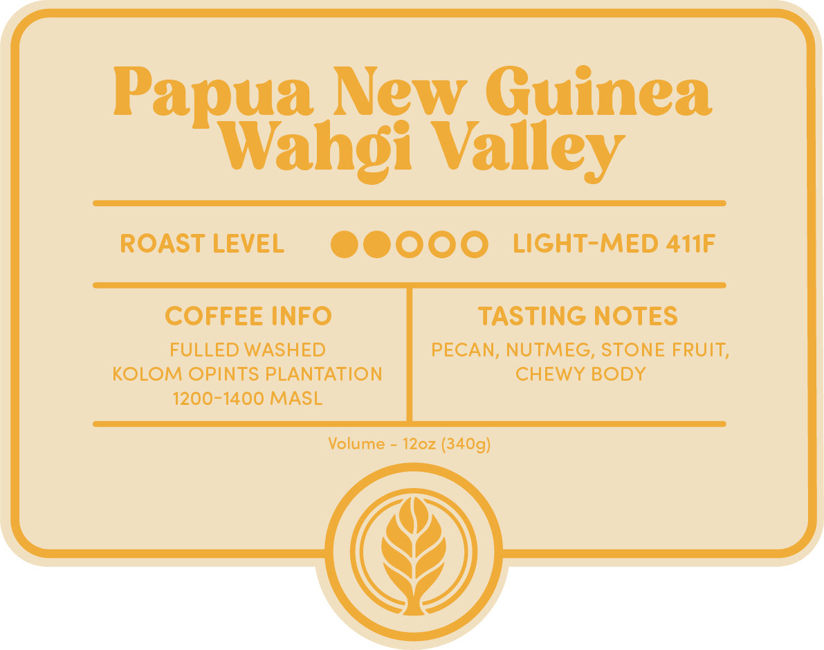 Coffee - Papua New Guinea Wahgi Valley - Black Elm Coffee