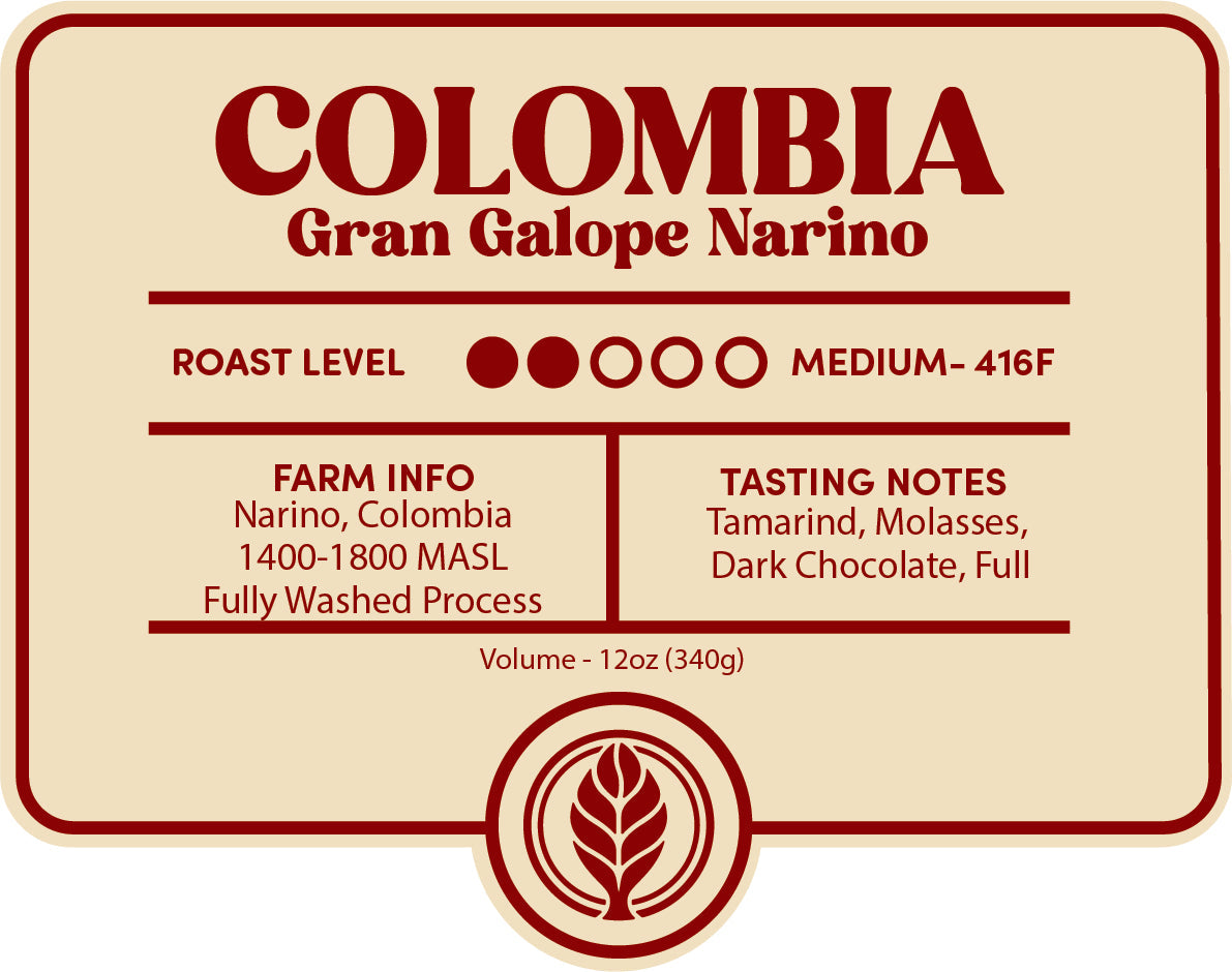 Coffee - Colombia Gran Galope Narino - Black Elm Coffee