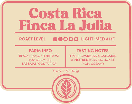 Costa Rica Finca La Julia Coffee