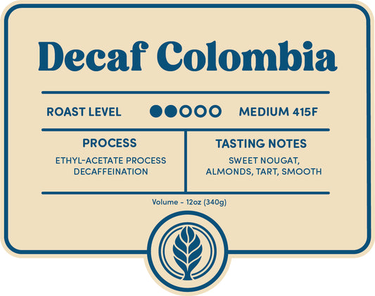 Decaf Colombia Coffee