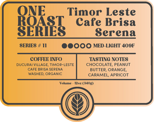 ONE ROAST SERIES #11 Timor Leste Cafe Brisa Serena