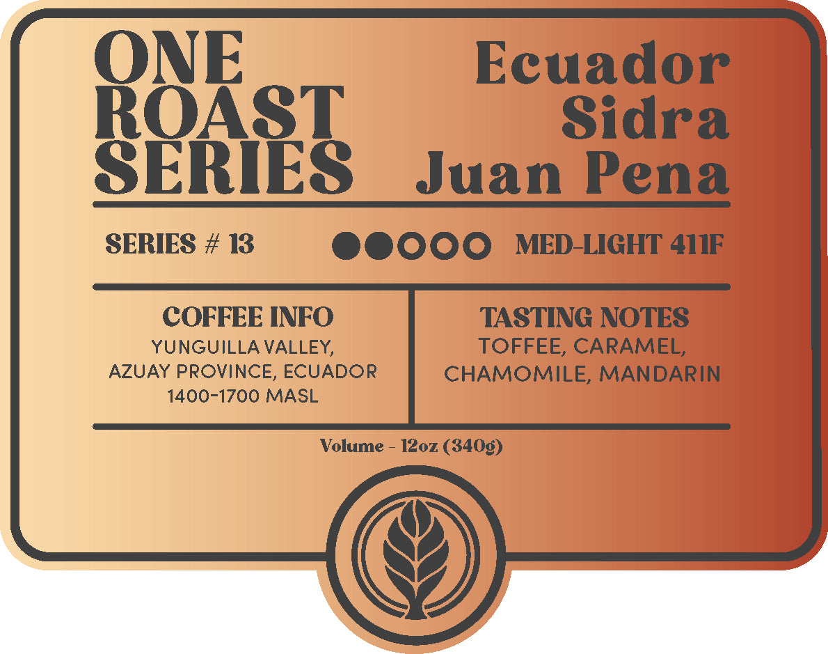 ONE ROAST SERIES #13 Ecuador Sidra Juan Pena