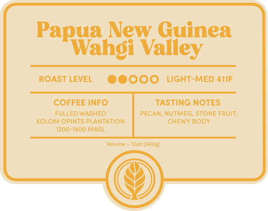 Coffee - Papua New Guinea Wahgi Valley - Black Elm Coffee