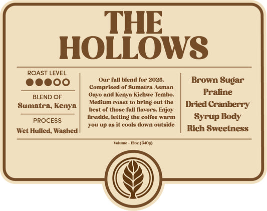 Coffee - The Hollows - Black Elm Coffee