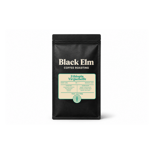 Ethiopia Yirgacheffe — Sweet Chocolate, Lemon, Stone Fruit, Black Tea | Black Elm Coffee