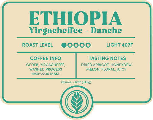 Coffee - Ethiopia Yirgacheffe Danche - Black Elm Coffee