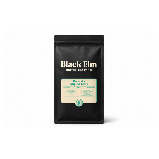 Rwanda Migina Lot 1 — Stone Fruit, Papaya, Passion Fruit, Sugar Cane | Black Elm Coffee